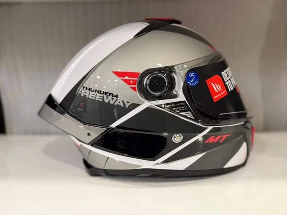 KASK MT THUNDER 4 SV FREEWAY A17 PARLAK - Resim 3