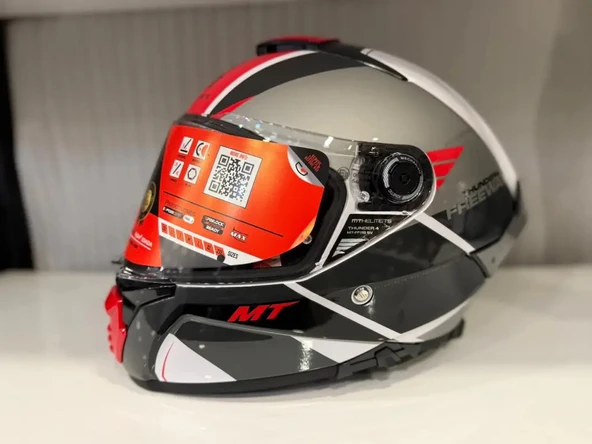 KASK MT THUNDER 4 SV FREEWAY A17 PARLAK - Resim 2