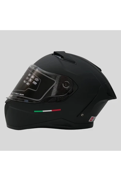 Mat Kapalı (Full Face) Motosiklet Kaskı – AR939 - Resim 2