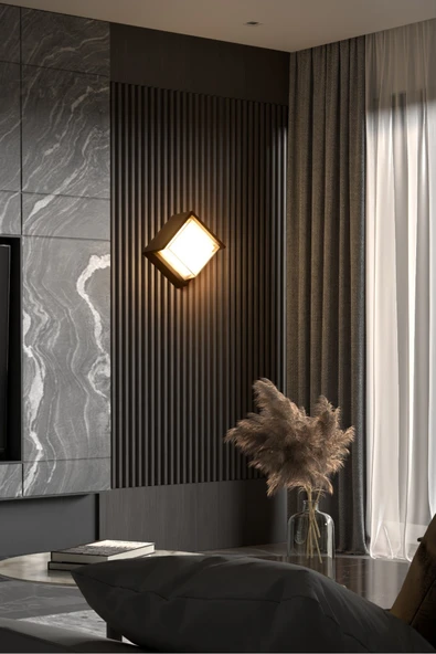 Ekim Aydınlatma 12 Watt 3000k Ledli Dış Mekan,balkon,bahçe,duvar,teras,kamelya Apliği, Led Armatür - 1