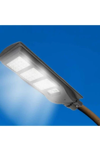 ekim aydinlatma 180w Solar Dış Mekan Sokak Armatürü Uzaktan Kumandalı Beyaz Işık - 6