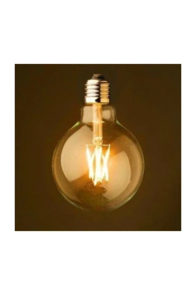 6w E27 Duylu 2700k G95 Led Rustik Ampul - 4