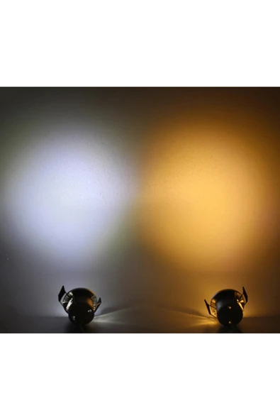 1,5 W Ledli Yıldız Spot Ct-5270 Siyah Kasa Günışığı - Resim 4