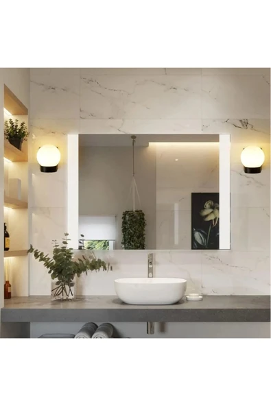 ekim aydınlatma 12 Watt Modern Tasarım Bahçe, Balkon, Banyo Apliği Günışığı Led Armatür Duvar Aplik - 6