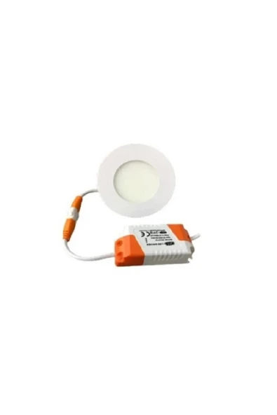 ekim aydınlatma ALP 1006 6W Yuvarlak Sıva Altı LED Panel – Beyaz Kasa-3000K GÜN IŞIĞI - 2