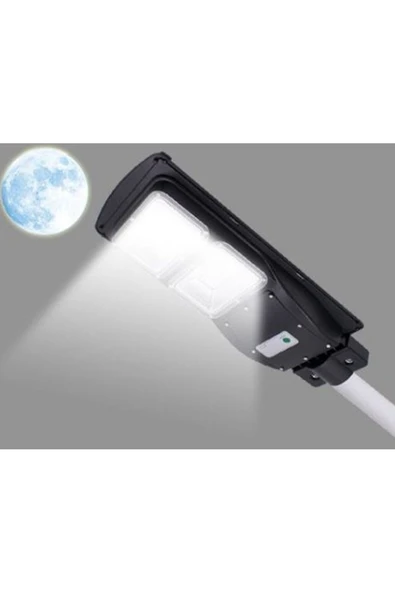 ekim aydinlatma 180w Solar Dış Mekan Sokak Armatürü Uzaktan Kumandalı Beyaz Işık - 5