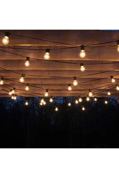 ekim aydınlatma 5 Metre 5 duylu sarmaşık eklenebilir dış mekan duy led , 5 Adet Günışığı Ampul dahil - 4