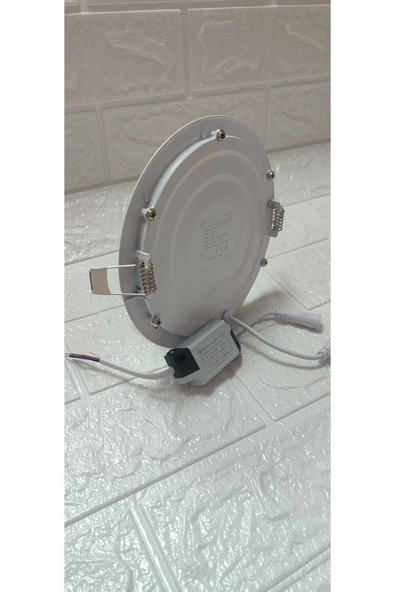 ekim aydınlatma 12 W yuvarlak sıva altı slim led armatür BEYAZ - 5