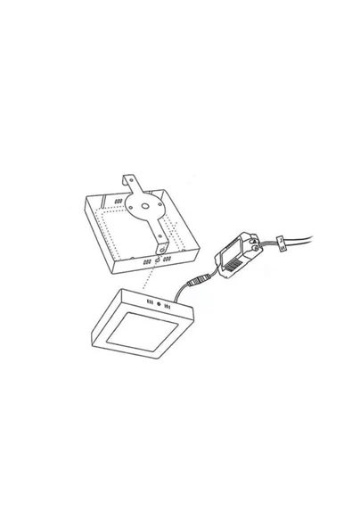 Sıva Üstü Kare Led Armatür 30W 6400K Beyaz CT-5274-B - 4