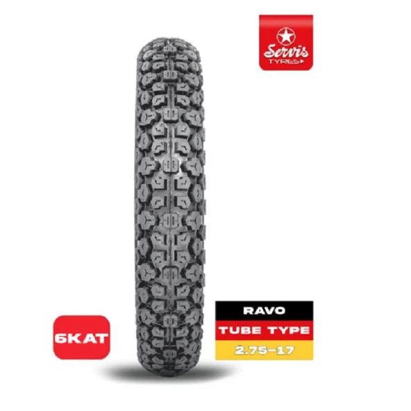 Servis Tyres 2.75-17 Motosiklet Lastiği ürün görseli