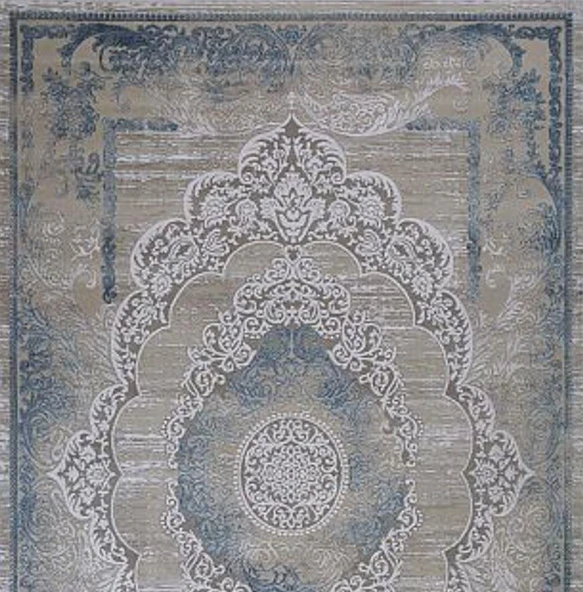 Gabardin Halı Armina Serisi 2012 Mavi Salon Oturma Yatak Odası Halısı - Resim 2