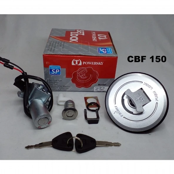 Honda CBF 150 Kontak Seti (Kontak,Kilit,Depo Kapağı) ürün görseli