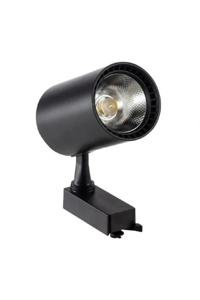 ekim aydınlatma 30 W ray spot armatürü siyah kasa beyaz ışık 6500k (ray dahil değildir) - 2