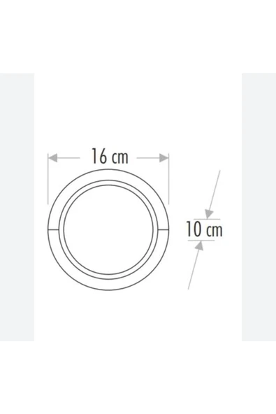 Ct-7073 15 Watt Dekoratif Dış Ve Iç Mekan Aplik Günışığı 3200 Kelvin - 2