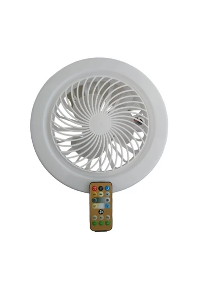 CT-1153 Poyraz Fanlı LED 42 Watt Ampul Lamba Beyaz Işık Vantilatör Aydınlatma E27 3 Renk Dim Ed - 6