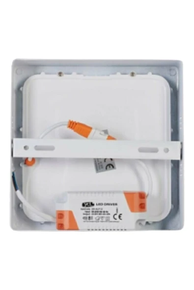 ekim aydınlatma ASM 2024 24W Sıva Üstü Kare LED Panel – 6500K Beyaz Işık - Resim 3