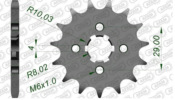 Afam Çelik Ön Dişli 28201-14 428 ürün görseli