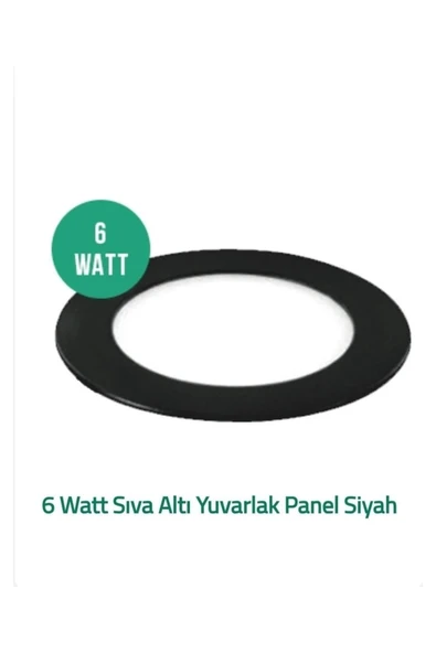 ekim adınlatma Siyah Kasa Led Spot 6W 3200K Gün Işığı ct-5125 - Resim 3