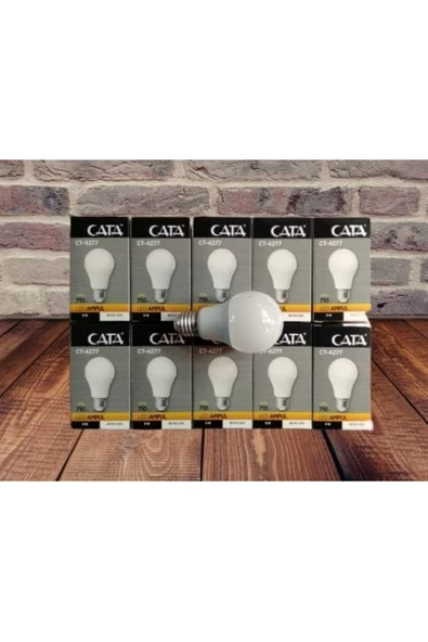 CT-4277 9w Led Ampul beyaz 6500k 10 Lu Paket - 1