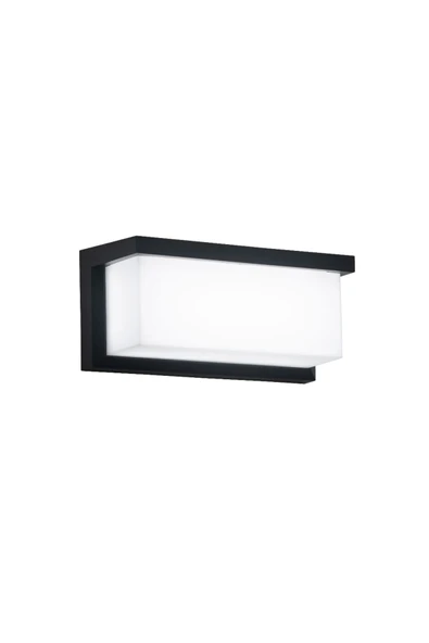 ekim aydınlatma 18w Led Dış mekan duvar aplik siyah kasa G.ışığı-beyaz renk seçenekleriyle - 3