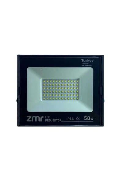 ekim aydınlatma 50 w IP65 DIŞ MEKAN led projektör siyah kasa beyaz ışık - bahçe bina aydınlatması - 2