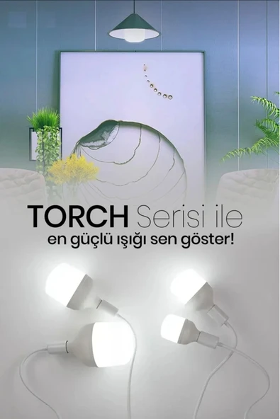 ekim aydınlatma 40 W BEYAZ TORCH AMPUL E27 DUYLU TASARRUFLU - 4