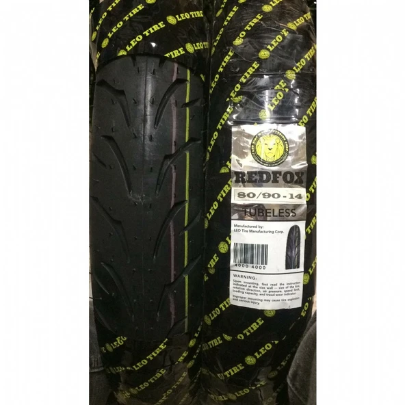 Leo Dio Tubeless 80/90-14 Motosiklet Dış Lastiği ürün görseli