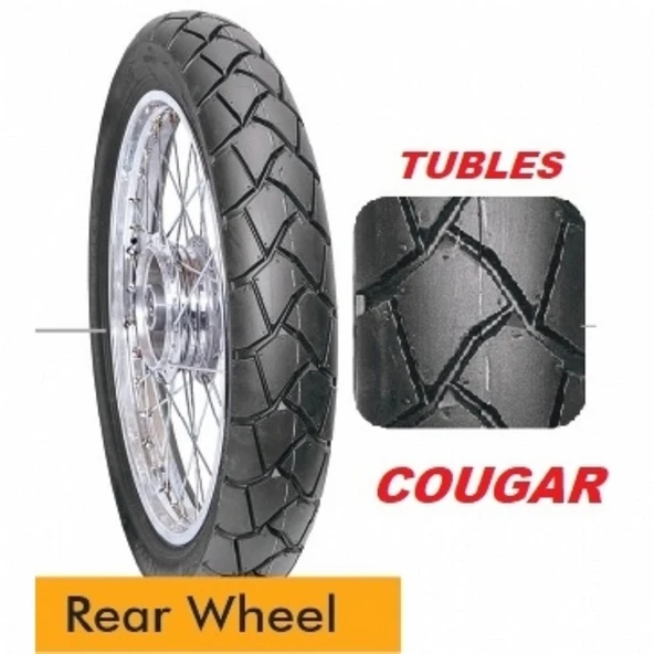 Panther Tubles Cougar 90/90-18 Motosiklet Lastiği ürün görseli