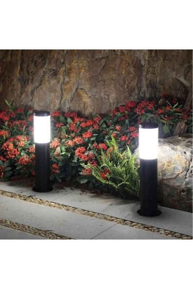 Ekim Aydınlatma E27 Duylu Bahçe Ve Yol Aydınlatma Set Üstü 29cm Kisa Boru Tipi Aplik ürün görseli