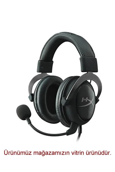 HyperX Cloud II 4P5L9AA KHX-HSCP-GM Gri 7.1 Kablolu Kulak Üstü Oyuncu Kulaklığı
