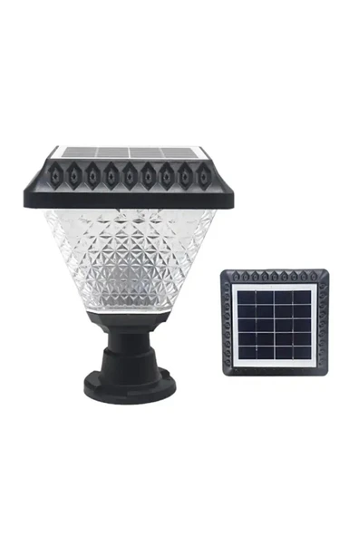 ekim aydınlatma 30 W Solar Kare Set Üstü Bahçe Aydınlatma Armatürü - Beyaz Işık - IP64 - 5