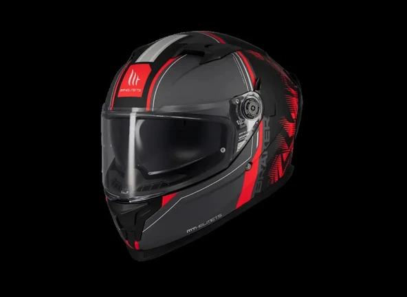 KASK MT BRAKER SV CHARM B5 MAT KIRMIZI - 3