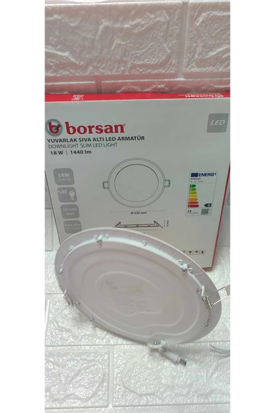 ekim aydınlatma 18 W yuvarlak sıva altı slim led armatür GÜNIŞIĞI - 2