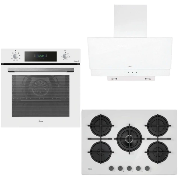 Hoover XL Beyaz Ankastre Set (HO3158W -HVG74C3W -HDG9C2GWTK )