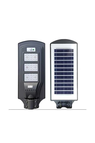 ekim aydinlatma 180w Solar Dış Mekan Sokak Armatürü Uzaktan Kumandalı Beyaz Işık - 1