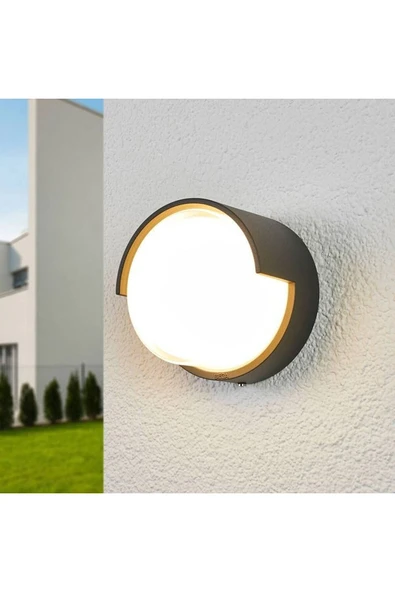ekim aydınlatma 12 Watt Dekoratif Bahçe Duvar Aplik, Led Aplik, Kapı Girişi, Villa Dış Cephe Apliği - 5