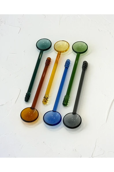 6'LI RENKLİ KAŞIK SETİ - Resim 3