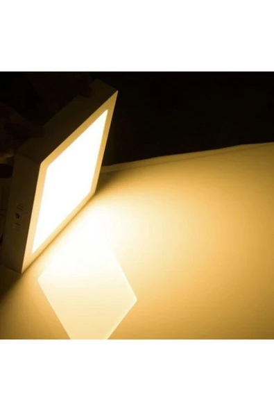 30 Watt Panel Led Armatür Sıva Üstü Kare Ct 5274 Günışığı Sarı Işık 3200k Alüminyum Kasa - 2