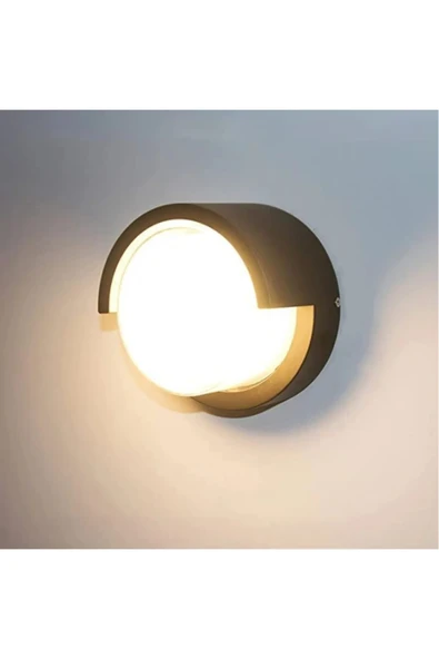 ekim aydınlatma 6 Watt Dekoratif Bahçe Duvar Aplik, Led Aplik, Kapı Girişi, Villa Dış Cephe Apliği - Resim 3