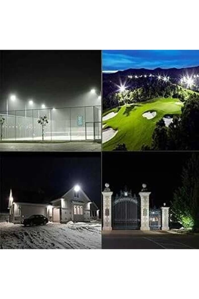 ekim aydınlatma 50 w IP65 DIŞ MEKAN led projektör siyah kasa beyaz ışık - bahçe bina aydınlatması - 3