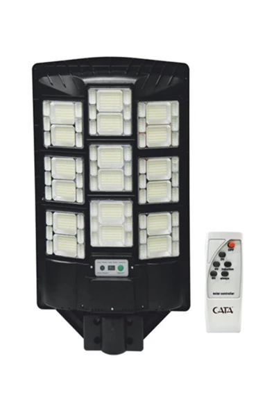 CT-4644 Solar Sokak Lambası 900W IP65 Uzaktan Kumandalı Güneş Enerjili Beyaz Işık 6400K 12 Saat - 2