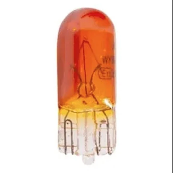 12V/5W Dipsiz Park/Gösterge Ampulu Turuncu Cam ürün görseli