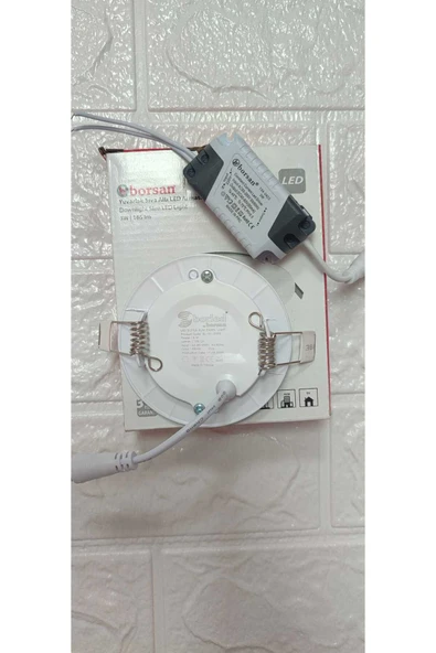 ekim aydınlatma 3W yuvarlak sıva altı slim led armatür GÜNIŞIĞI - 3
