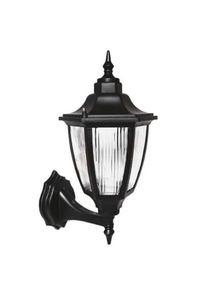 ekim aydınlatma konsollu siyah bahçe duvar aydınlatması aplik ürün görseli