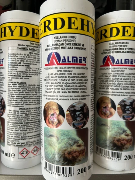 Almerdehit inek sığır koyun şap spreyi 200 ml - Resim 4