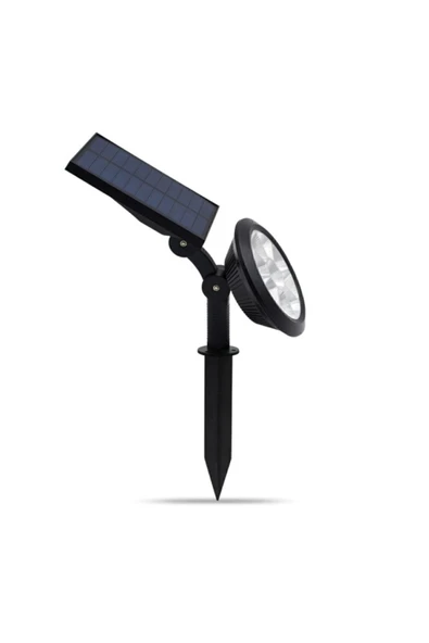 Ct-7320 18w Ledli Solar Kazıklı Bahçe/çim Armatürü - Yeşil Işık - 4