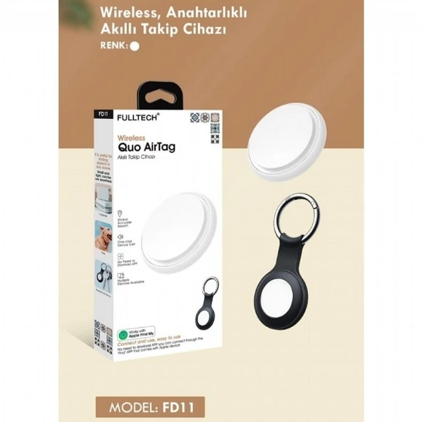 Akıllı Takip Cihazı İntercom Anahtarlıklı (İOS Telefonlar İçin) ürün görseli