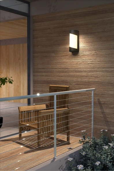 ekim aydınlatma 24 Watt Ledli Oval boş Aplik, Banyo, Teras, Veranda, Balkon, ürün görseli