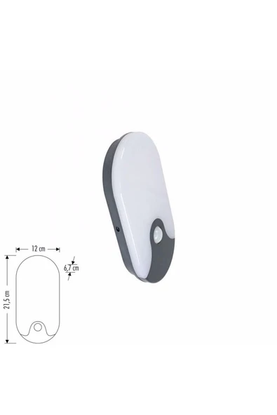 12w Sensörlü Dekoratif Led Aplik Ct-7093 - 2