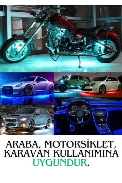 ekim aydınlatma 12v Neon Led 5 Metre Esnek Neon Led Aydınlatma Neon Şerit Led - 6